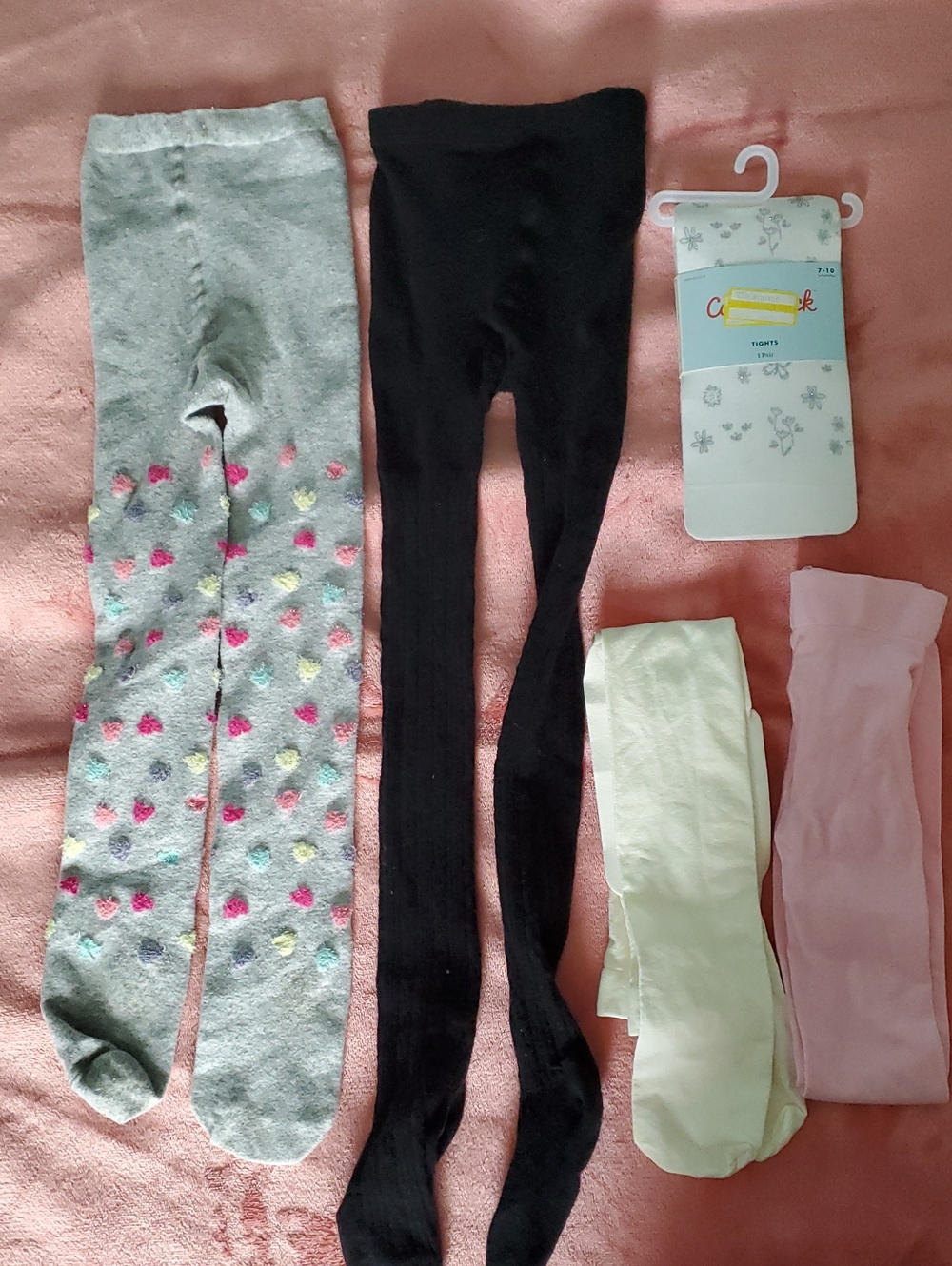 Set Of Girl's Tights
